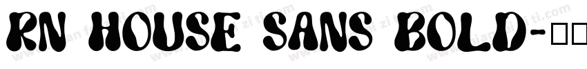 RN House Sans Bold字体转换